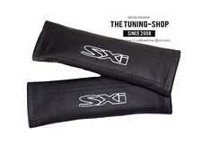 2x Seat Belt Covers Pads Black