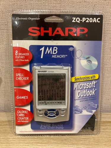 Sharp electronic organiser - organiser, |