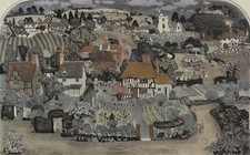 GRAHAM CLARKE, 'EVERYTHING IN THE GARDEN', LIMITED EDITION ETCHING PRINT, SIGNED