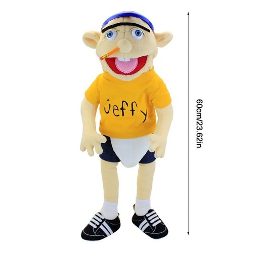 60cm jeffy hand puppet plush - hand,