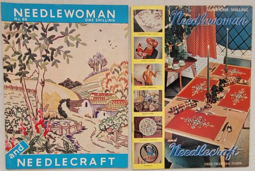 Vintage needlewoman magazines - vintage,