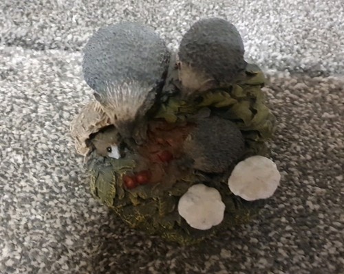 Family hedgehogs figurine - family,
