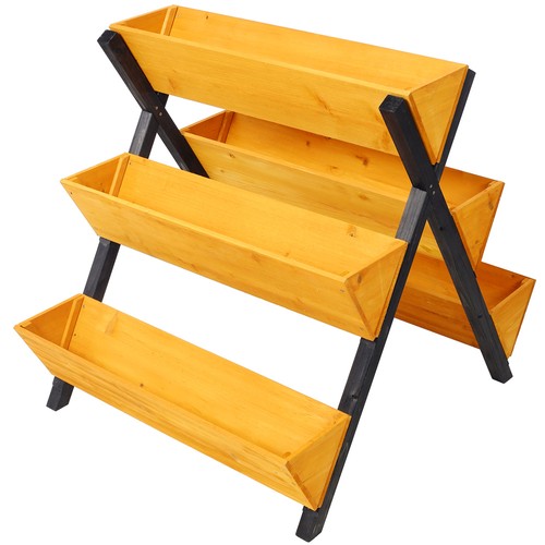 Tiers wooden raised garden - raised,
