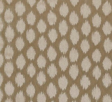 ZOFFANY CURTAIN FABRIC DESIGN DESIGN Ikat Spot 1.8 METRE ANTIQUE GOLD CUT VELVET