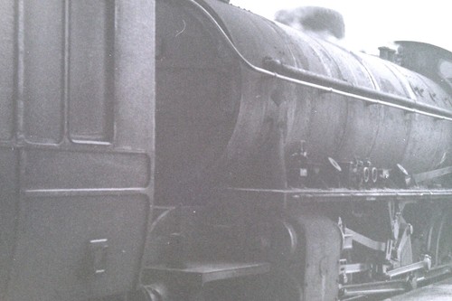 62025 steam locomotive w - steam, (b/w