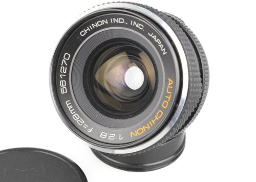Chinon 28mm prime lens - chinon,