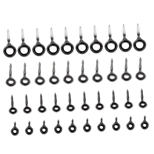 40pcs raft fishing - rod, guides
