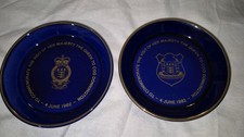 1982 Wade England  Blue Dishes (Set Of Two ) COD Donnington