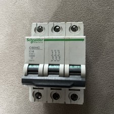Schneider C60HC 3 pole MCB 3 phase Circuit Breaker - C16