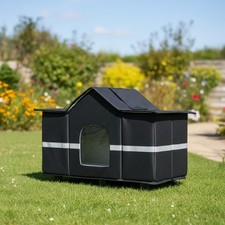 Pet House Stray Cat Shelter Dog Kennel Large Waterproof Insulated Warm Outdoor 