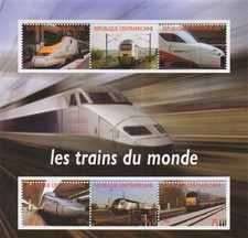 MODERN TRAIN RAILWAY 2012 MNH