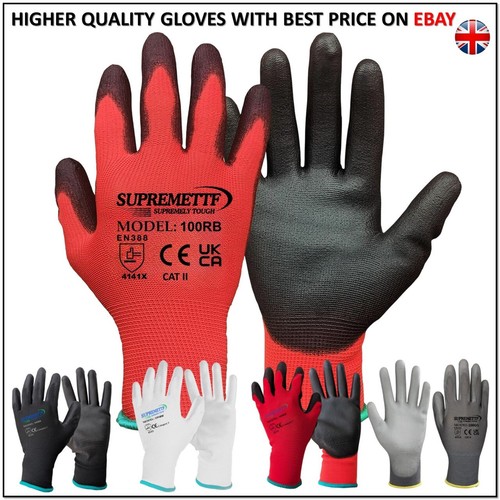 Black nylon coated safety - black,