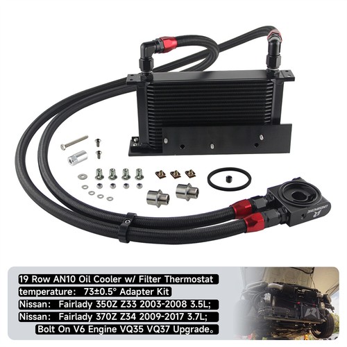 Row bolt oil cooler - 19, on