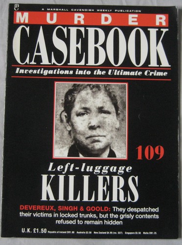 Murder casebook magazine - murder,