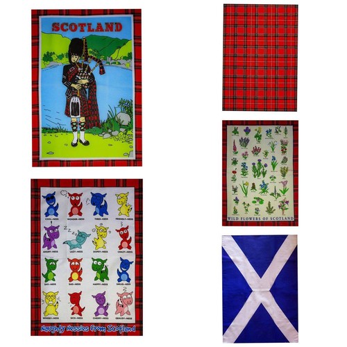 Tea towels scottish saltire - tea,