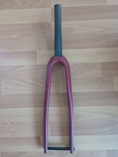 Carbon Cyclocross Fork (Cube Cross Pro)  20cm Steerer, Flat Mount Disc