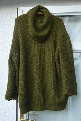 Cos green wool - green, mohair