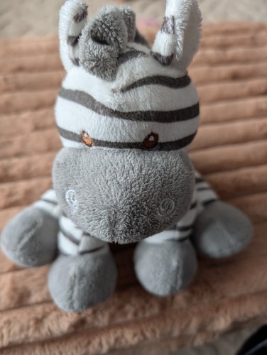 Small zebra plush toy - toy, soft