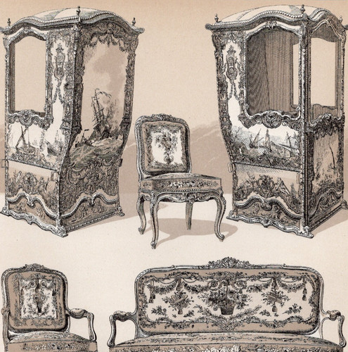 Rococo european furniture - rococo,