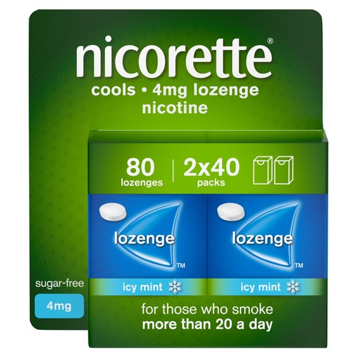 Nicorette cools 4mg lozenge - 4mg, 80