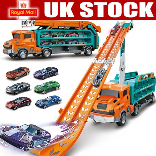 Foldable car track sets - sets, with