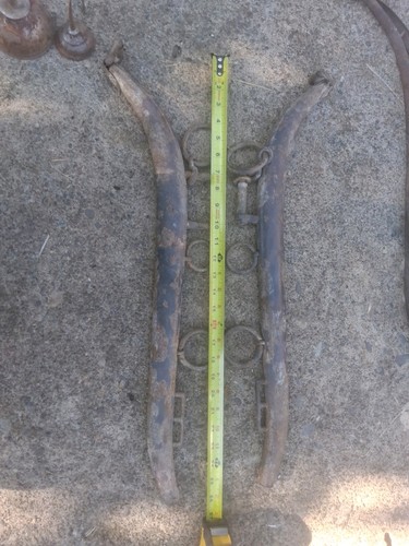 Antique pair iron - pair, horse