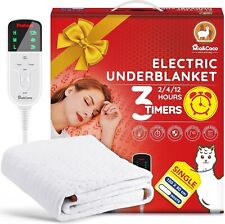 Mia&Coco Electric Heated Blanket Single Heated Underblanket 80x150cm
