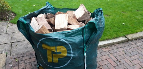 Ton bag kiln dried hardwood - bag,