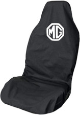 MG MG4 MG5 MG6 EV ZS Logo Waterproof Premium LARGE Black Front Car Seat Cover