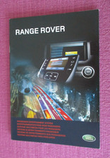 RANGE ROVER PASSENGER & REAR SEAT ENTERTAINMENT OWNERS MANUAL - HANDBOOK.