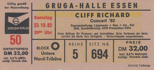 Cliff richard gruga halle - cliff,