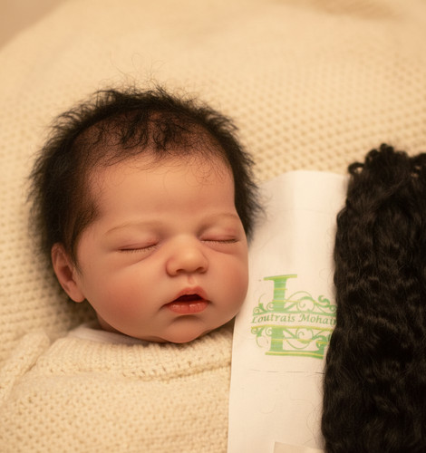 Mohair for reborn doll