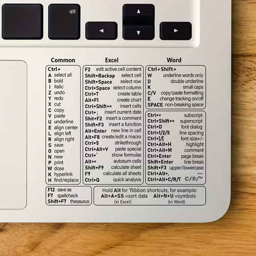 Pcs reference keyboard word - 1,
