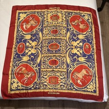 HERMES 'La Présentation de Chevaux' Silk Scarf 90x90 New