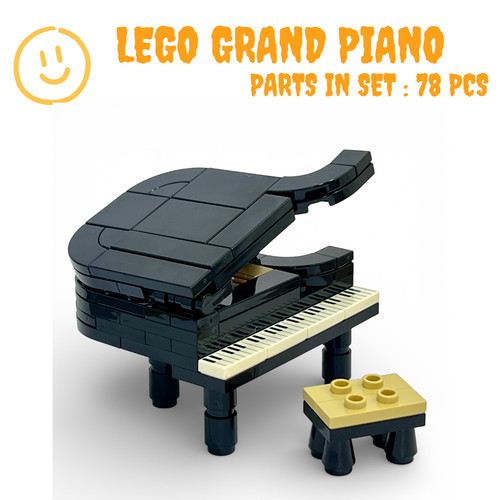 Lego inspired grand piano 78 - lego,