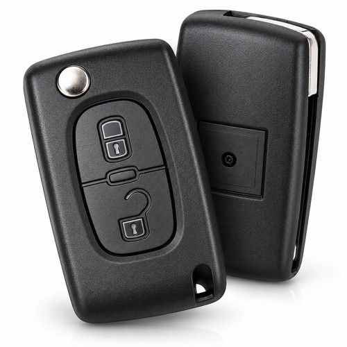 Button car key shell - 2, fob