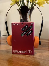 Sony Walkman WM DD Vintage Red
