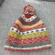 Pachamama wool bobble beanie
