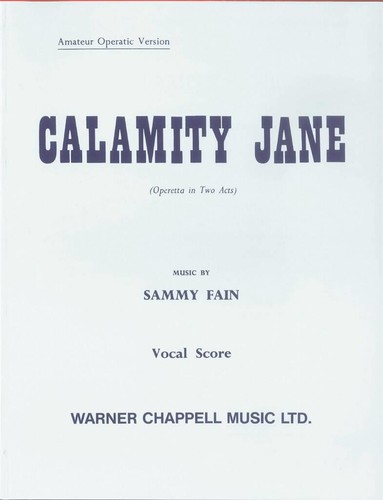 Calamity jane voice piano - jane, voice,