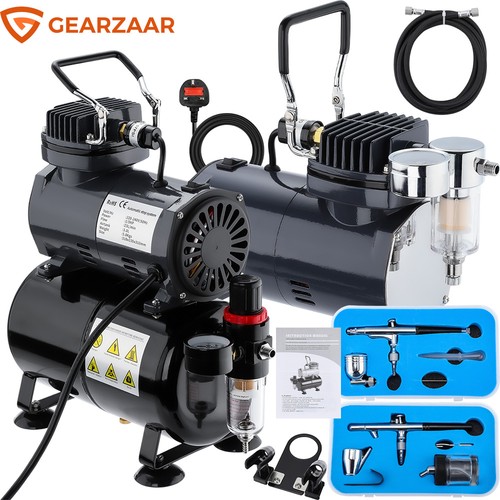 Airbrush compressor with tank - compressor,