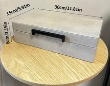 Faux Shagreen Storage Box