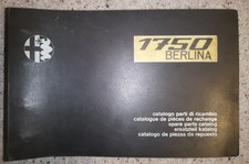 Alfa Romeo 1750 Berlina Spare Parts Catalogue