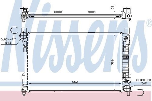 Nissens radiator for - nissens,