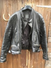 Vintage Sportex Black Leather Jacket