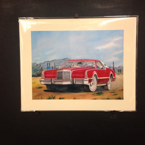 Classic american car print - american,