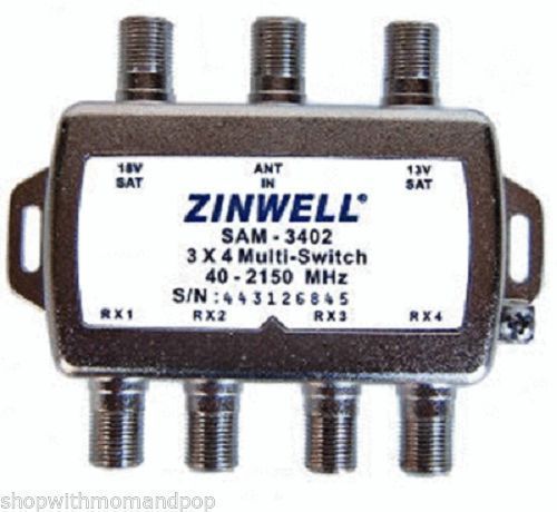 New directv zinwell 3x4 - new,