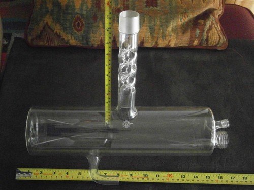 Quickfit lab glassware with - lab,