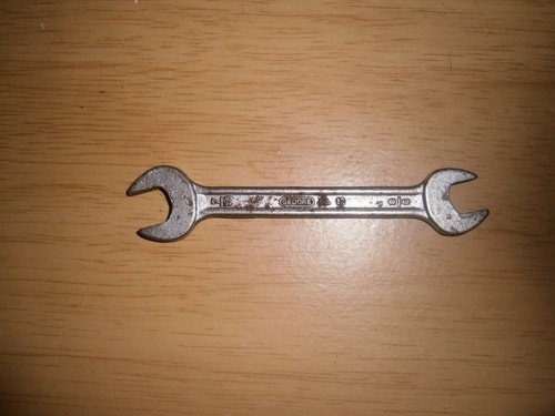 Vintage silver tone spanner - tone,
