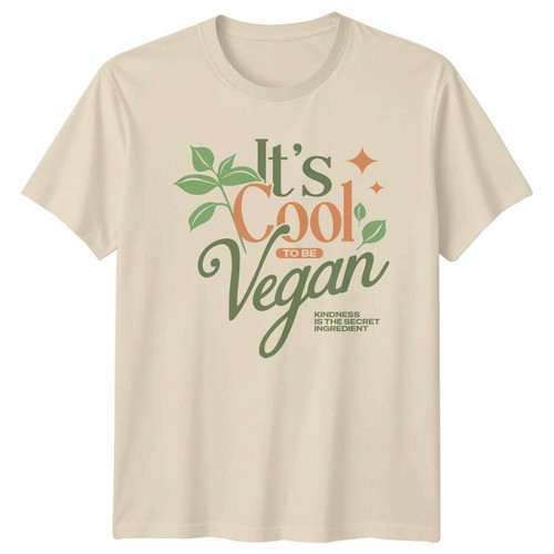 Vegan shirt kindness - to,