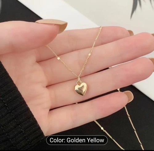 Love heart necklace - heart, for